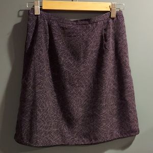Ann Taylor Loft Abstract Print Mini Skirt Size 6P